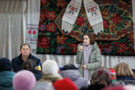 Maia Sandu a vizitat câteva localități din raionul Soroca